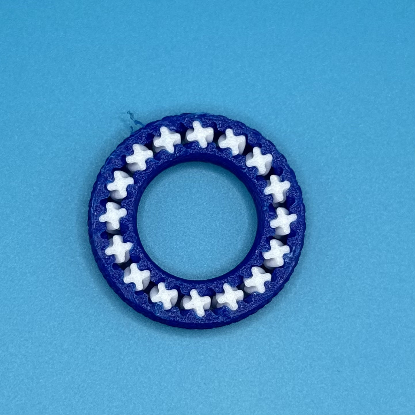 Spinning star ring toy