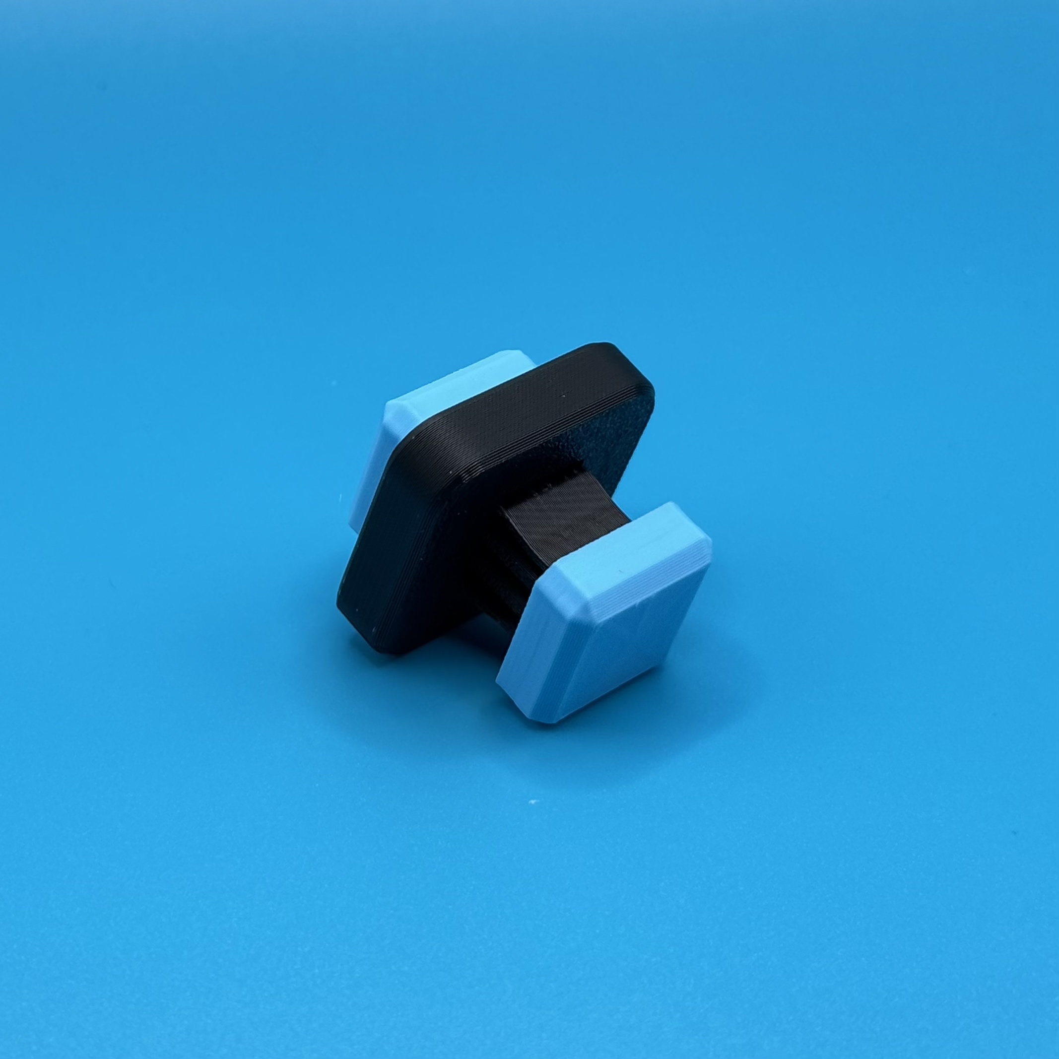 Blue-end fidget push block